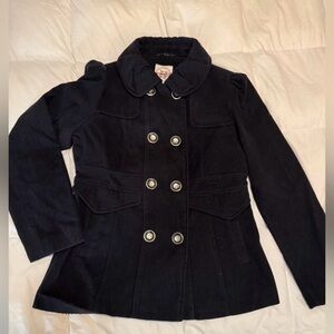 Hydraulic Women's Classic Black Pea Coat